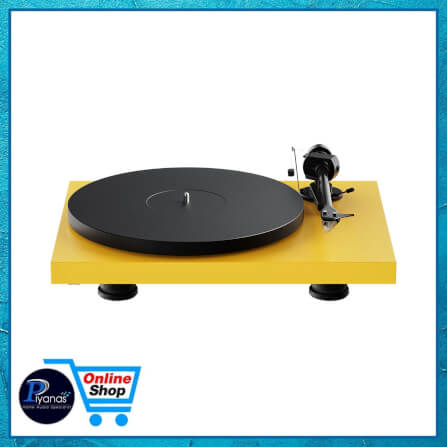 เครื่องเล่นแผ่นเสียง PROJECT : DEBUT CARBON EVO 2 (พร้อมหัวเข็ม PICK IT MM EVO) (SATIN GOLDEN YELLOW)_1